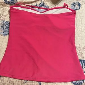 Hot Pink XXL Tankini Top